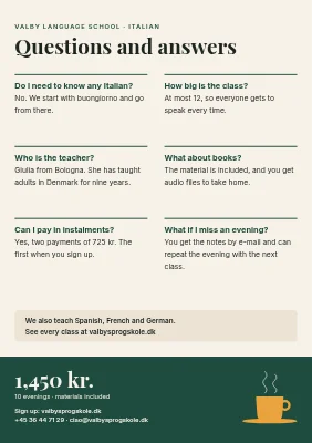 الصفحة 2 من Italian for beginners in Valby