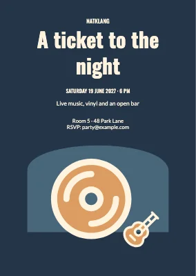 A ticket to the night