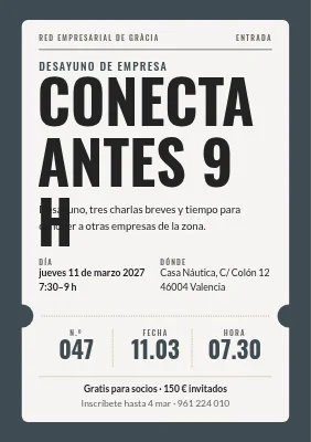 Desayuno de networking — conecta antes de las 9