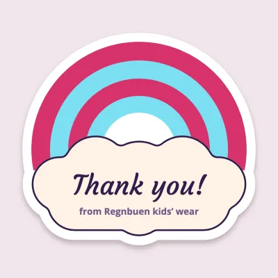 The thank-you rainbow