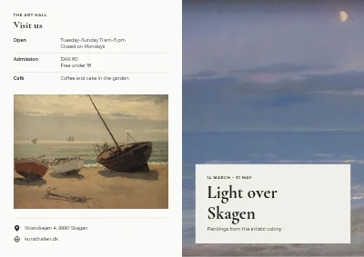 Exhibition at the art hall