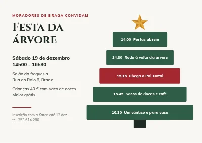 Festa da árvore de Natal — árvore do programa