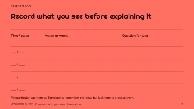 Page 3 of Learning in small steps