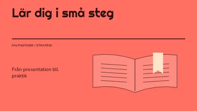 Sida 1 av Lärande i små steg
