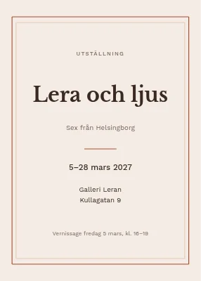 Keramikutställning