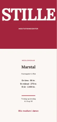 Medlemskab hos Stille i Marstal