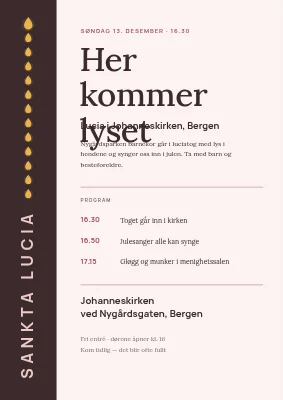 Luciatog på Frederiksberg