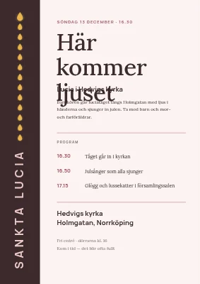 Luciatåg i Frederiksberg