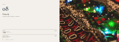 Side 22–23 af Lookbook for dansk tøjmærke – 48 sider