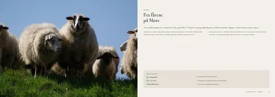 Side 6–7 af Lookbook for dansk tøjmærke – 48 sider