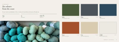 Seiten 4–5 von Lookbook for a Danish fashion label – 48 pages