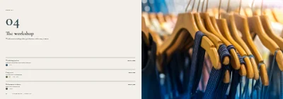 Seiten 14–15 von Lookbook for a Danish fashion label – 48 pages