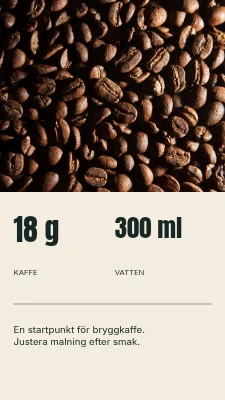 Sida 2 av Från böna till kopp · storyboard