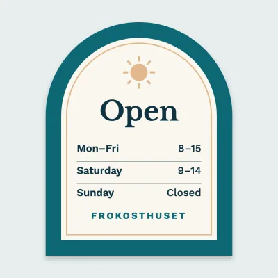 Opening hours arch