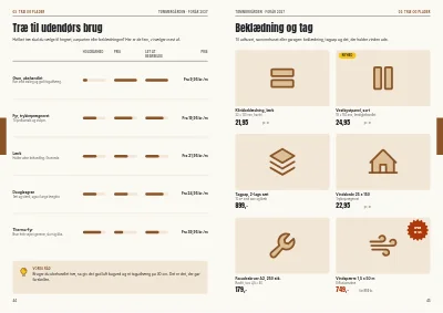 Side 44–45 af Sæsonkatalog for byggemarked – 96 sider