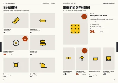 Side 58–59 af Sæsonkatalog for byggemarked – 96 sider