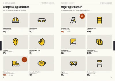 Side 62–63 af Sæsonkatalog for byggemarked – 96 sider