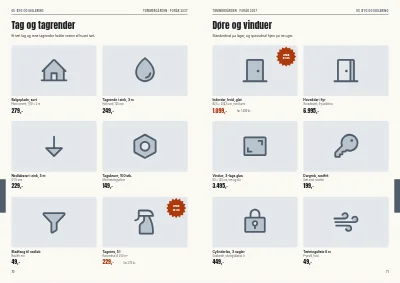 Side 70–71 af Sæsonkatalog for byggemarked – 96 sider