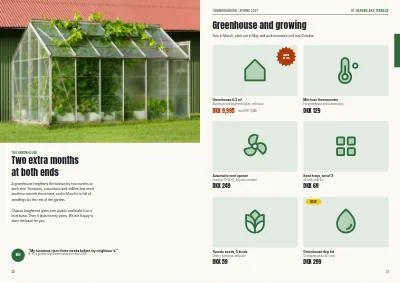 Pages 20–21 of Season catalogue for a DIY store – 96 pages