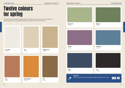 Pages 26–27 of Season catalogue for a DIY store – 96 pages