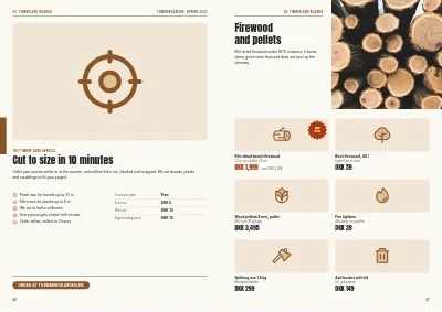 Pages 46–47 of Season catalogue for a DIY store – 96 pages