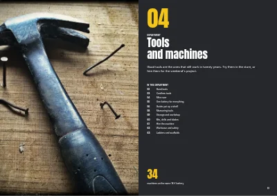 Pages 50–51 of Season catalogue for a DIY store – 96 pages
