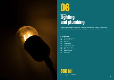 Pages 76–77 of Season catalogue for a DIY store – 96 pages