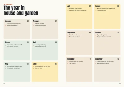 Pages 88–89 of Season catalogue for a DIY store – 96 pages