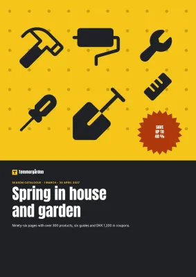 Season catalogue for a DIY store – 96 pages