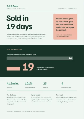 Case study — estate agent