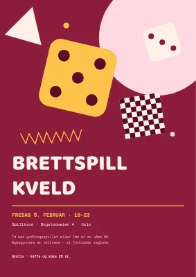 Brettspillkveld i Marstal — Memphis-terninger