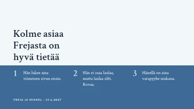 Sivu 3 – Hääpuhe valokuvilla