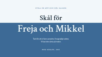Sida 6 av Bröllopstal med foton