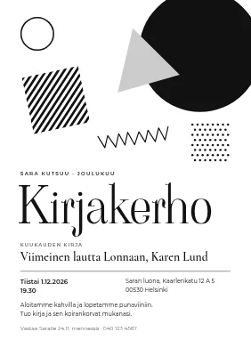 Mustavalkoinen lukupiiri