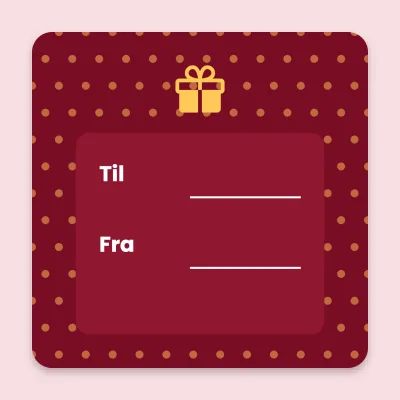 Til og fra-gaveetiket