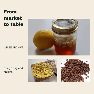 From market to table · Large index