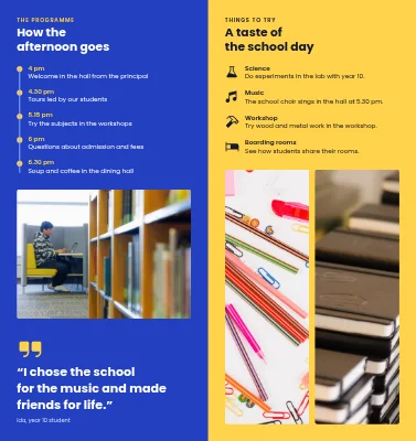 Pagina 2 di Open house at the school