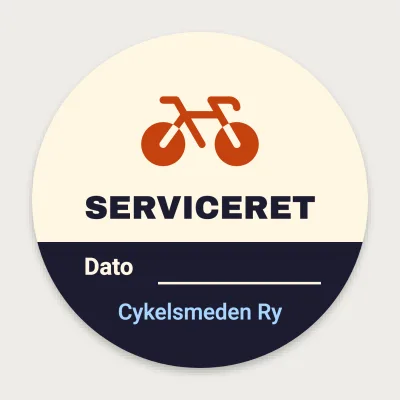 Cyklen er serviceret
