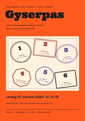 Halloween — gyserpas på havnen