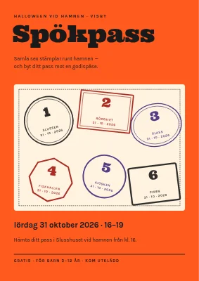 Halloween — spökpass på hamnen