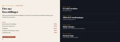 Side 18–19 af Teaterprogram for forestilling – 24 sider
