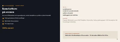 Side 22–23 af Teaterprogram for forestilling – 24 sider