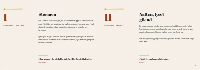 Side 4–5 af Teaterprogram for forestilling – 24 sider