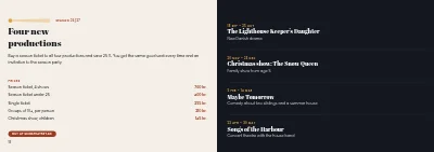 Pages 18–19 de Theatre programme – 24 pages