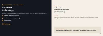 Pages 22–23 de Theatre programme – 24 pages