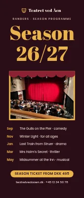 Theatre roll-up — season programme