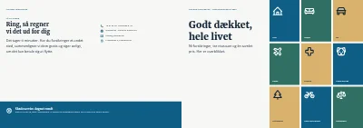 Omslag af Produktoversigt for forsikringsselskab – 8 sider